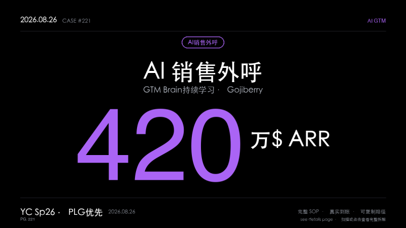 「AI销售外呼赚钱SOP拆解：YC团队靠